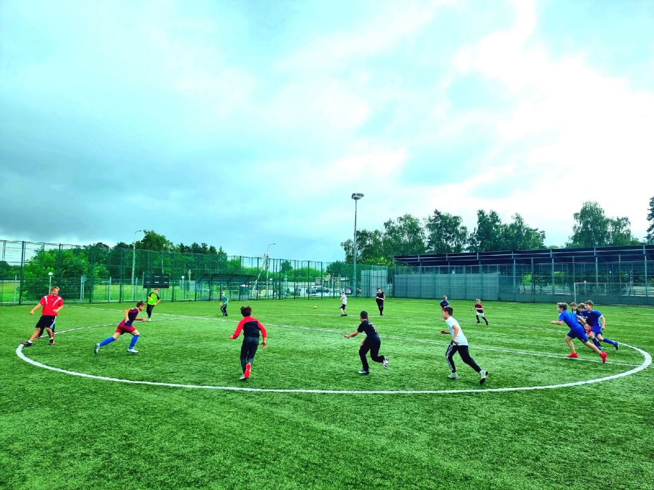 Children training at Eagles Stars Football football field